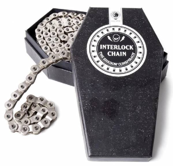 SHADOW CONSPIRACY INTERLOCK V2 CHAIN 1/2 x 1/8" Silver SHADOW CONSPIRACY INTERLOCK V2 CHAIN 1/2 x 1/8" Silver