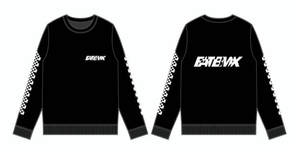 FAT BMX LONGSLEEVE "FAST 1-2" M or L Black