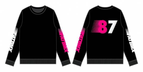FAT BMX LONGSLEEVE "87" M or XXL Black