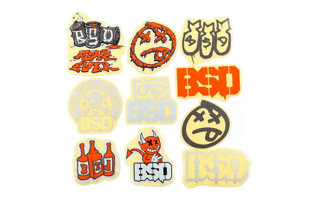 BSD STICKERS 2021 DESIGNS 10-PACK