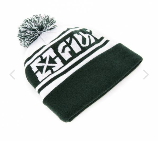 FIT BEANIE FREEZE POM Green/White