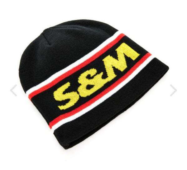 S&M BEANIE FACTORY KNIT BEANIE Black NEW!