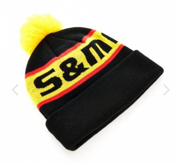 S&M BEANIE FACTORY POM BEANIE Black NEW!