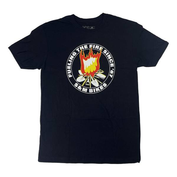 S&M T-SHIRT FUEL THE FIRE L Black
