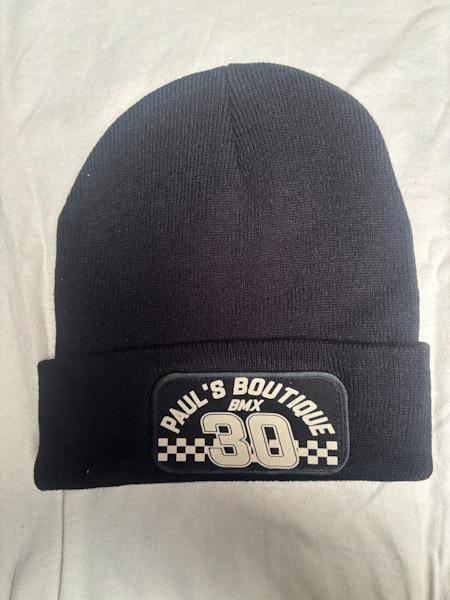 PAUL’S BOUTIQUE BMX 30 YEARS ANNIVERSARY PATCH BEANIE Black