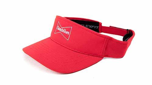 S&M HAT BUD VISOR Red