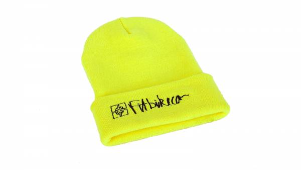 FIT BEANIE HAZARD Neon Yellow