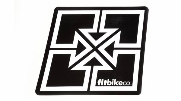 FIT STICKER BIG KEY LOGO Black/White