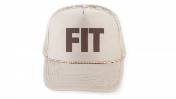 FIT HAT BLOCK TRUCKERHAT Khaki