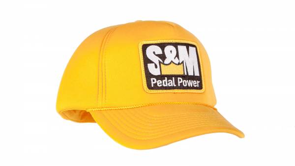 S&M HAT PEDAL POWER ALL FOAM TRUCKER Yellow