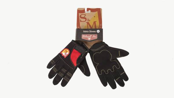 S&M SHIELD GLOVES BY BILTWELL XS, S, L or XL Black