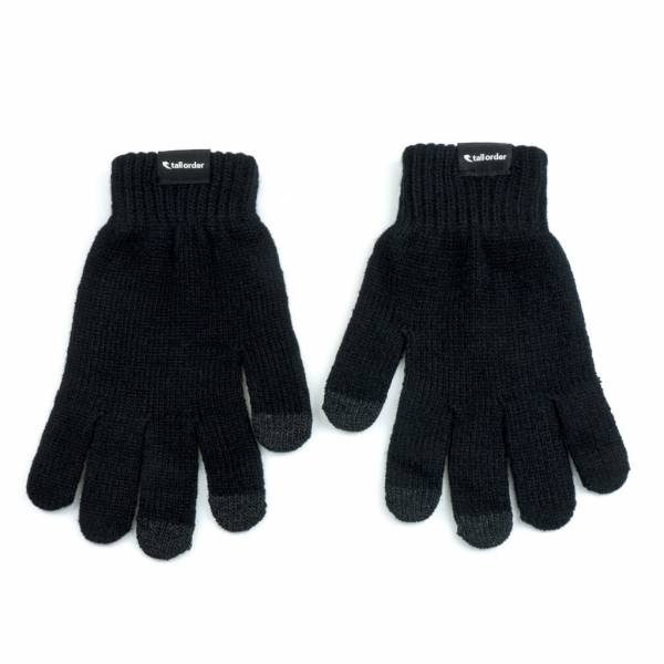 TALL ORDER GLOVES TOUCH SCREEN L/XL Black