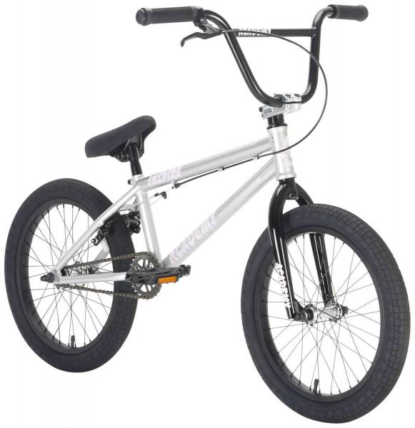 silver bmx bike