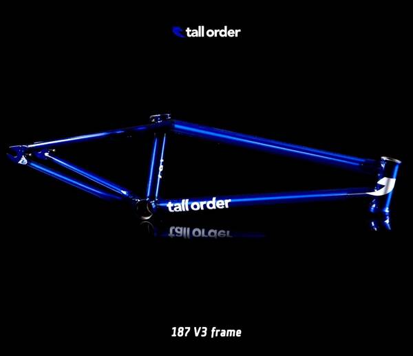 TALL ORDER FRAME 187 V3 20.4”TT NEW 2023 Reilly Blue