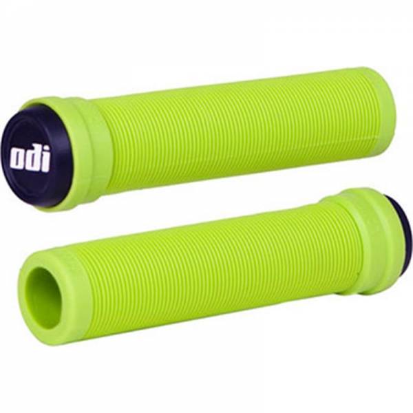 ODI GRIPS LONGNECK SOFT FLANGELESS Chartreuse Green