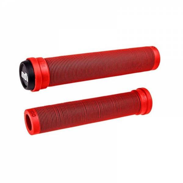 ODI GRIPS SLX FLANGELESS 160MM LONG GRIPS Bright Red