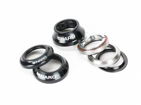 HARO HIDDENSET 45/45 LOW/MIDDLE/HIGH CAP Black