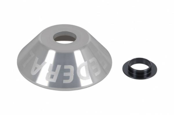 FEDERAL HUB GUARD REAR ALUMINIUM 14mm Silver