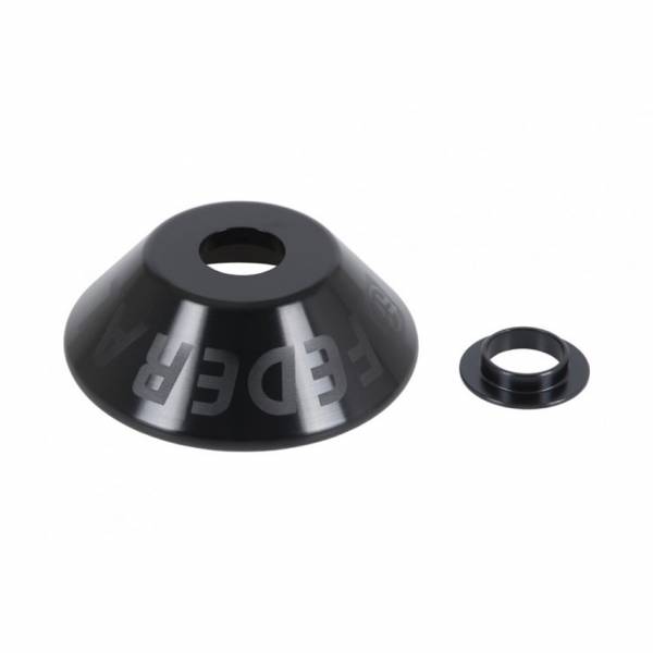 FEDERAL HUB GUARD REAR ALUMINIUM 14mm Black