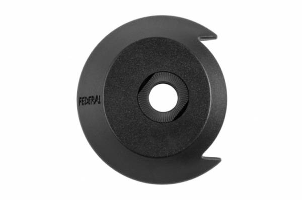 FEDERAL HUB GUARD DRIVE SIDE PLASTIC + ADAPTOR Black