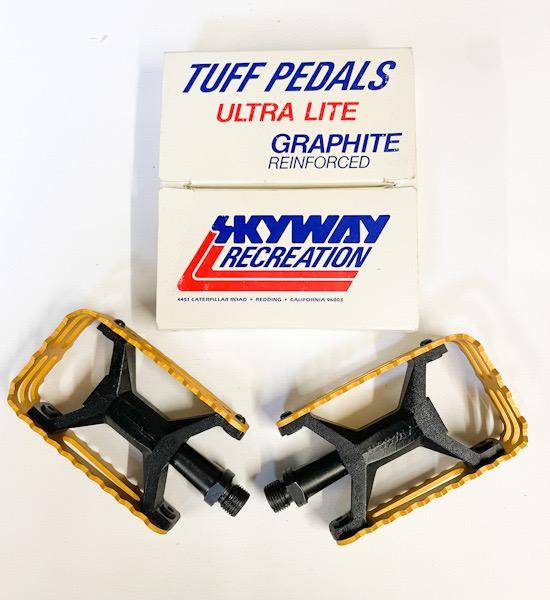 13 SKYWAY TUFF PEDALS 9/16” Gold