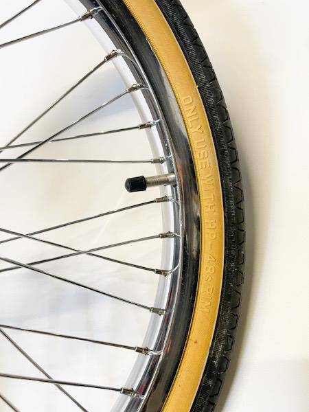 23 PEREGRINE FRONT WHEEL SUPER PRO 48H INCL TIRE Chrome