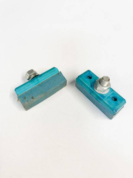 02 BRAKE PADS BMX SUPERHARD PAIR Blue