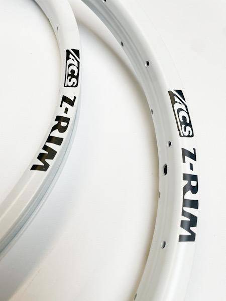 16 ACS “LOOK-A-LIKE” Z-RIMS ALUMINIUM PAIR White