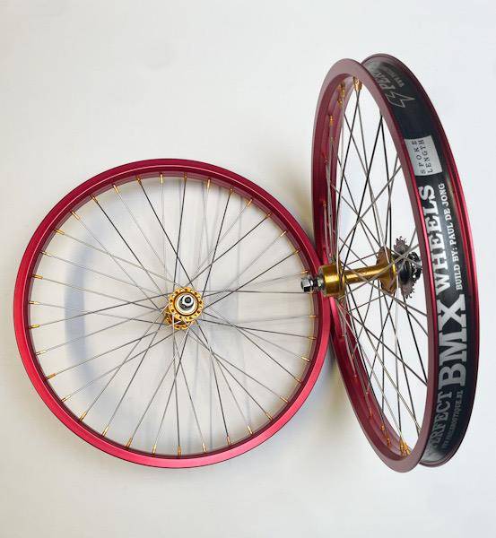 23 SHIMANO DX WHEELSET 20 16T Gold Red