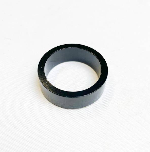 10 AHEADSET 1" SPACER PBP INNER 26MM and 10MM HIGH Black