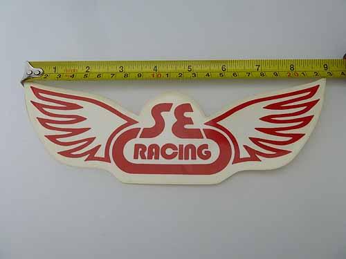 04 STICKER SE RACING REPRO WING Clear/Red