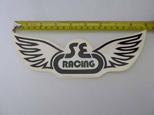 04 STICKER SE RACING REPRO WING Clear/Black