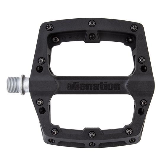 ALIENATION FOOTHOLD PEDALS PC with STEEL PINS Black