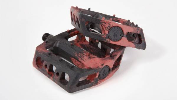 FIT PEDALS MAC PC 9/16" Black/Red