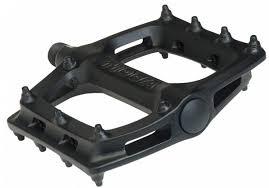 TIOGA BMX SUREFOOT PLASTIC PEDALS 9/16” Black