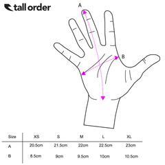TALL ORDER GLOVES BARSPIN XS ,S , L or XL Black
