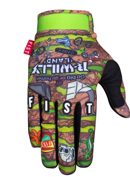 FIST GLOVES 18 “R-WILY LAND RYAN WILLIAMS” S, M or L Colored