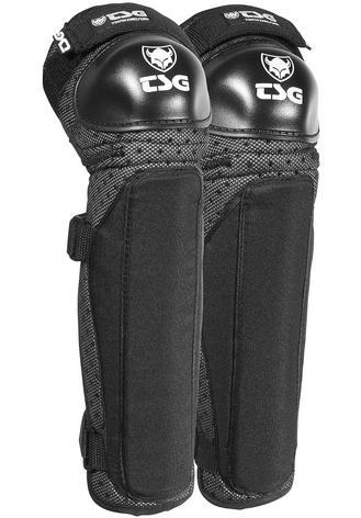 TSG KNEE-SHIN PADS YOUTH XXS or XS Black