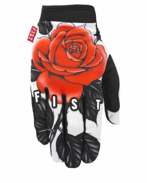 FIST GLOVES “GUETTLER ROSE” XXS White/Red