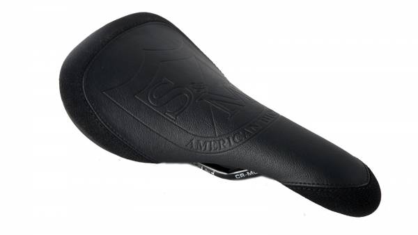 S&M SEAT RAIL SHIELD SEAT Black Leather