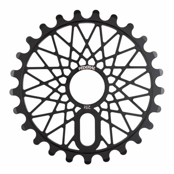 FEDERAL SPROCKET 28T BBS CROMO BOLT ON Black