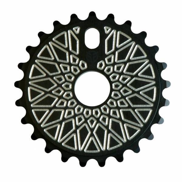 FEDERAL SPROCKET 25T BBS SOLID BOLT ON Black/Silver